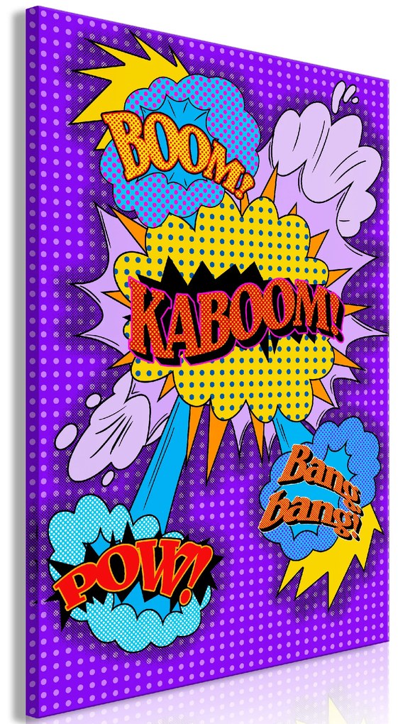 Artgeist Obraz - Kaboom! (1 Part) Vertical Veľkosť: 60x90, Verzia: Na talianskom plátne