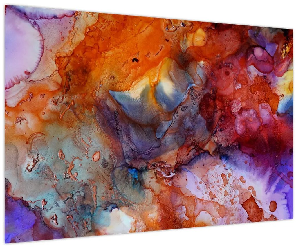 Obraz - Abstraktné atramentové umenie (90x60 cm)