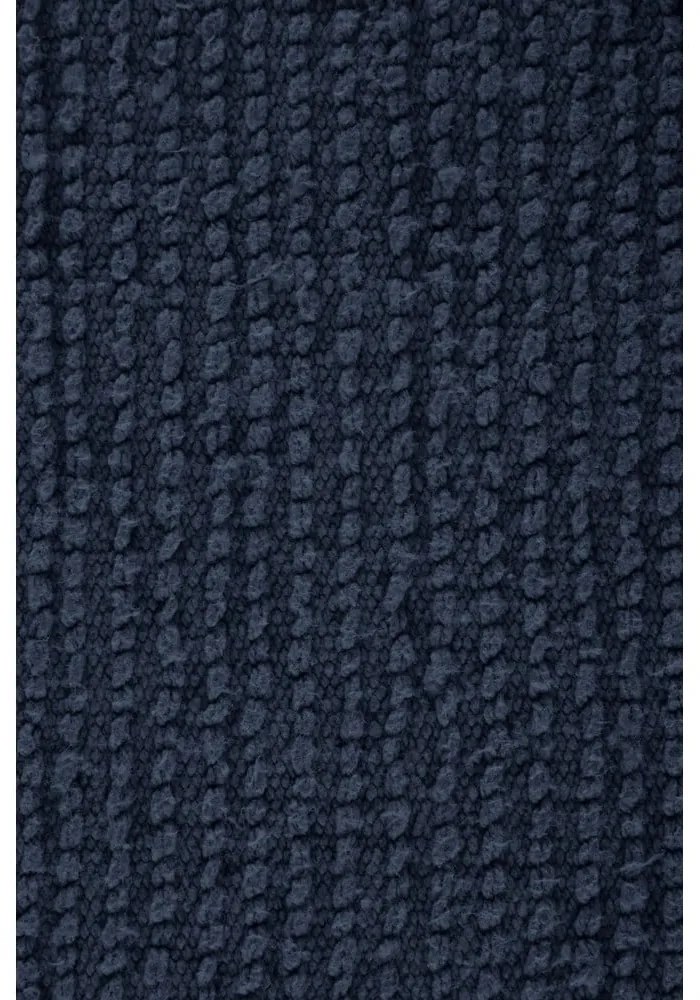 Tmavomodrá kúpeľňová predložka 50x45 cm Riva - Tiseco Home Studio