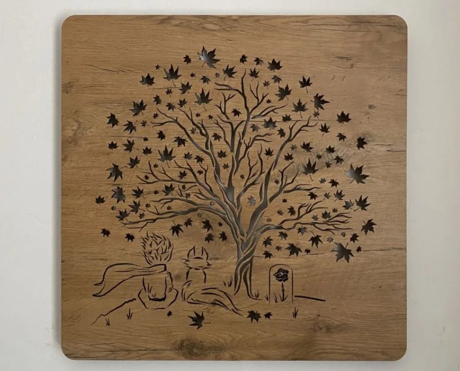 Svietiaci obraz Malý princ na batériu