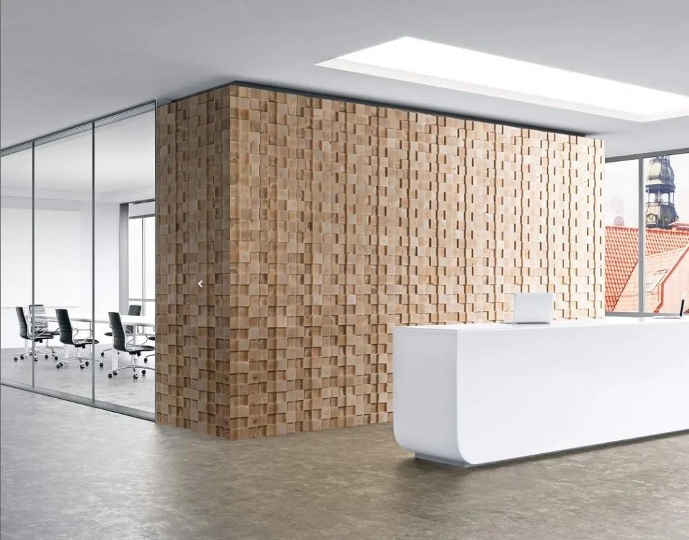 STATUS QUO - JELŠA | DUB | BREZA, 600 x 150 mm (0,09 m²) - 3D obkladový panel na stenu
