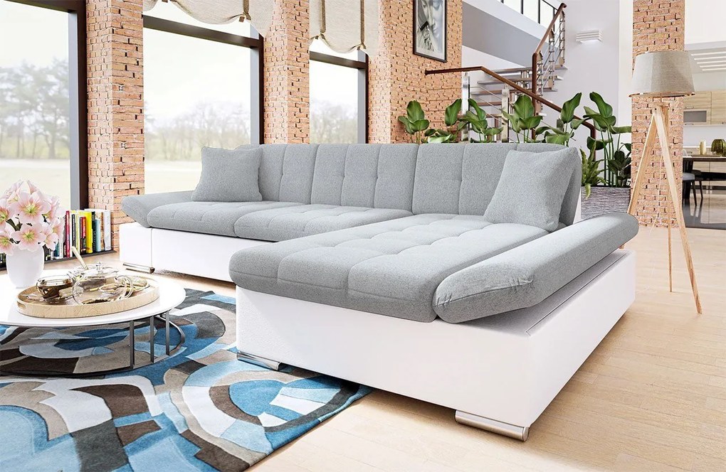 Sedacia súprava Laviva, Dostupné poťahy: Soft 011 (čierna) ekokoža + Soul 17, Strana: ľavá
