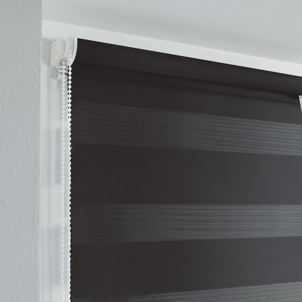 Čierna textilná roleta deň a noc 60x90 cm Daynight – douceur d'intérieur