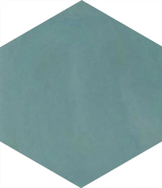 Cementová dlažba Hexa M23 - Farba: morská zelená | Articima