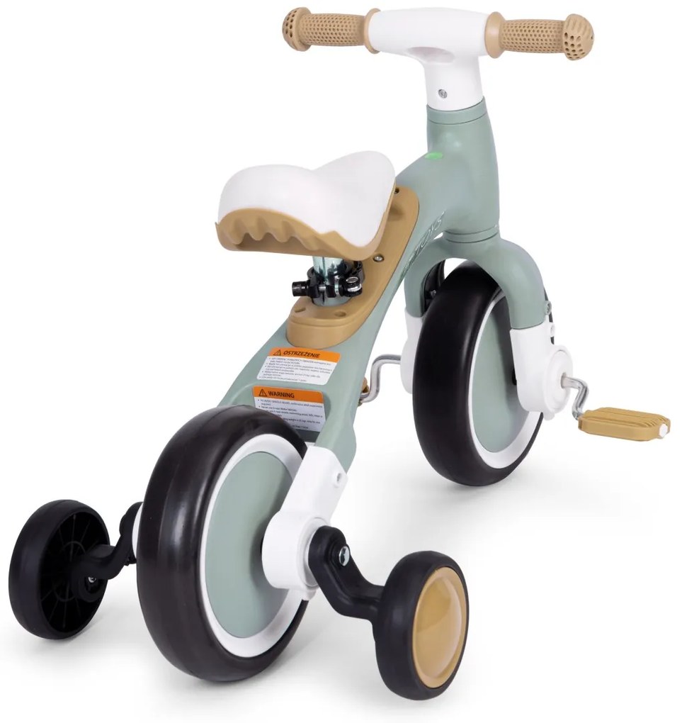 Dětské odrážedlo 3v1 COMBO ECOTOYS zelené