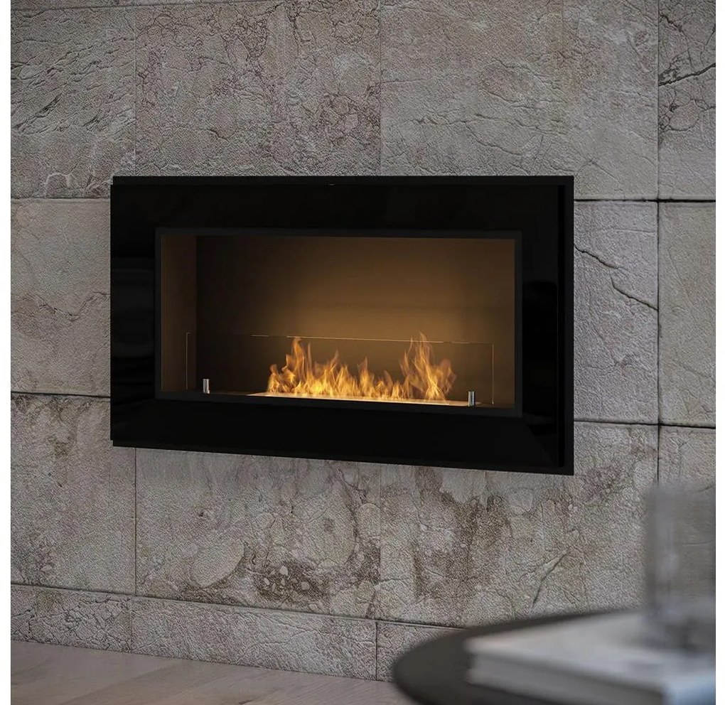 InFire - Vstavaný BIO krb 49x90 cm 3kW čierna IF0048