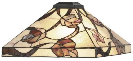 Vitráž tienidlo na lampu LEAVES Ø36