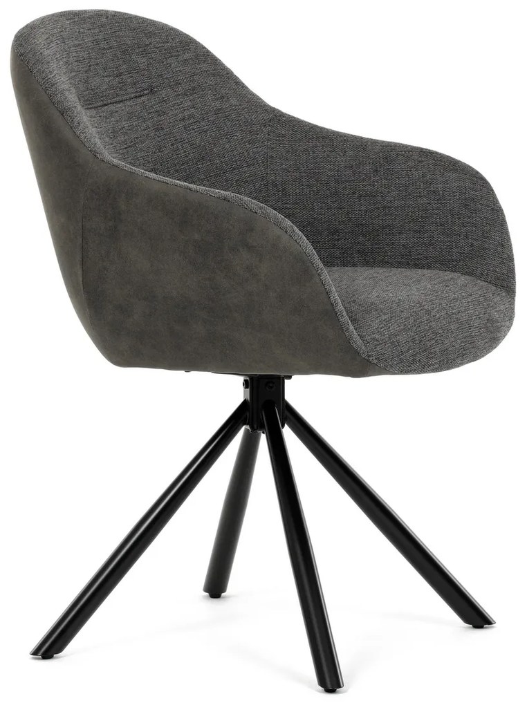 Sada jedálenských stoličiek s vratným mechanizmomDCH-Y1143 GREY2, 2 ks