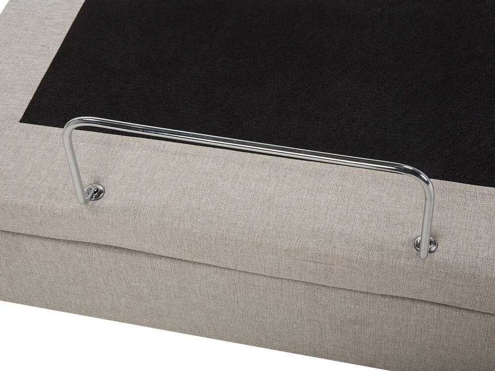 Manželská posteľ 180 cm DUCHE (béžová). Vlastná spoľahlivá doprava až k Vám domov. 1007247