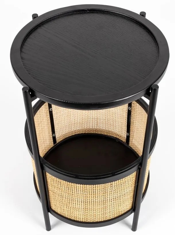 Okrúhly odkladací stolík ø 30 cm Makoto – White Label