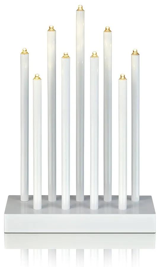 Biely LED svietnik Markslöjd Viik, výška 27 cm