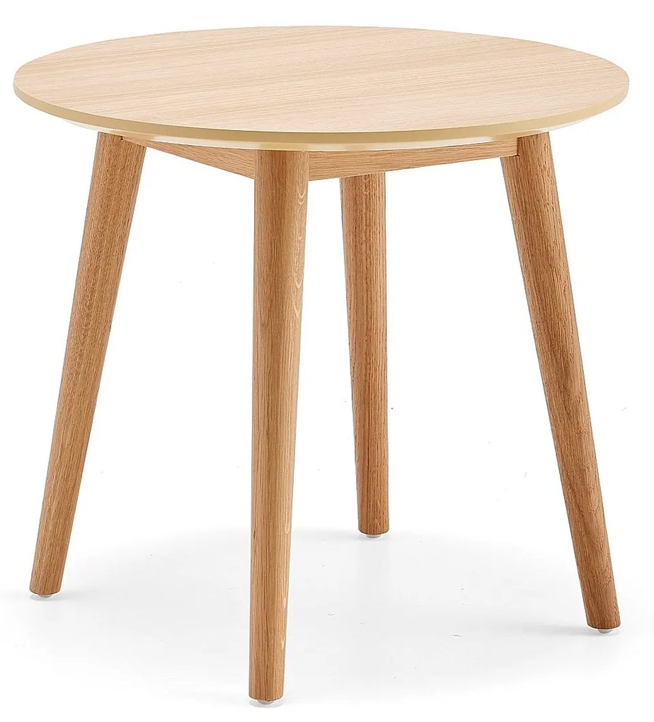 Konferenčný stolík IVY, Ø500x440 mm, dub