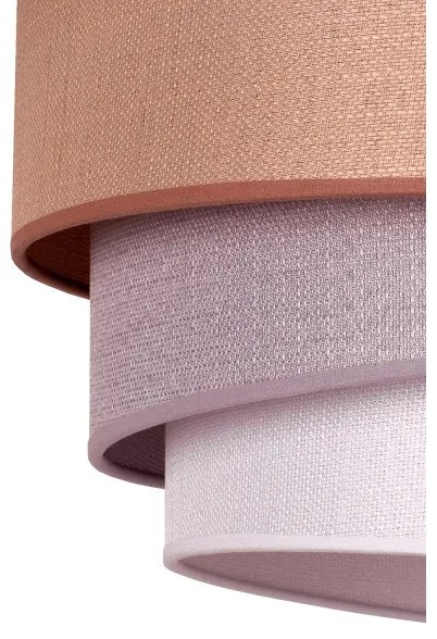 Duolla - Luster na lanku TRIO 1xE27/40W/230V pr. 45 cm hnedá/šedá/strieborná