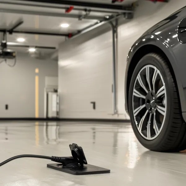 Solight 5B323B - Vonkajšia vstavaná podlahová dvojzásuvka IP55 čierna obdĺžnikový