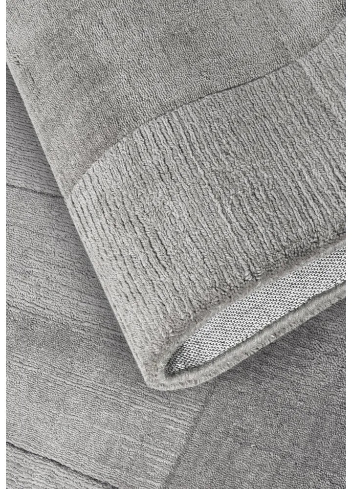 Sivý ručne tkaný vlnený behúň 80x250 cm Charlotte – Villeroy&Boch