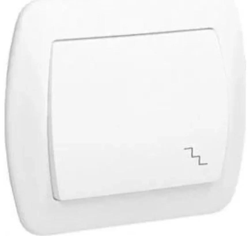 Vypínač biely AW6
