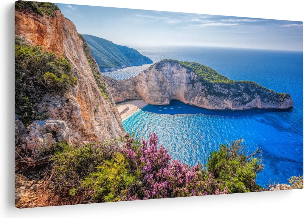 Obraz - Pláž Navagio, Grécko (90x60 cm)