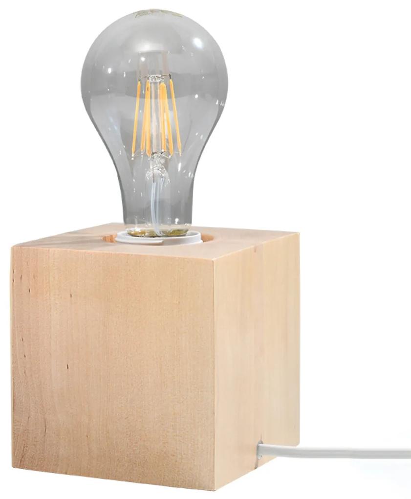 Sollux Lighting Stolová lampa ARIZ wood