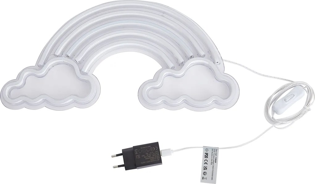Neónová nástenná lampa viacfarebná vrátane LED - Rainbow