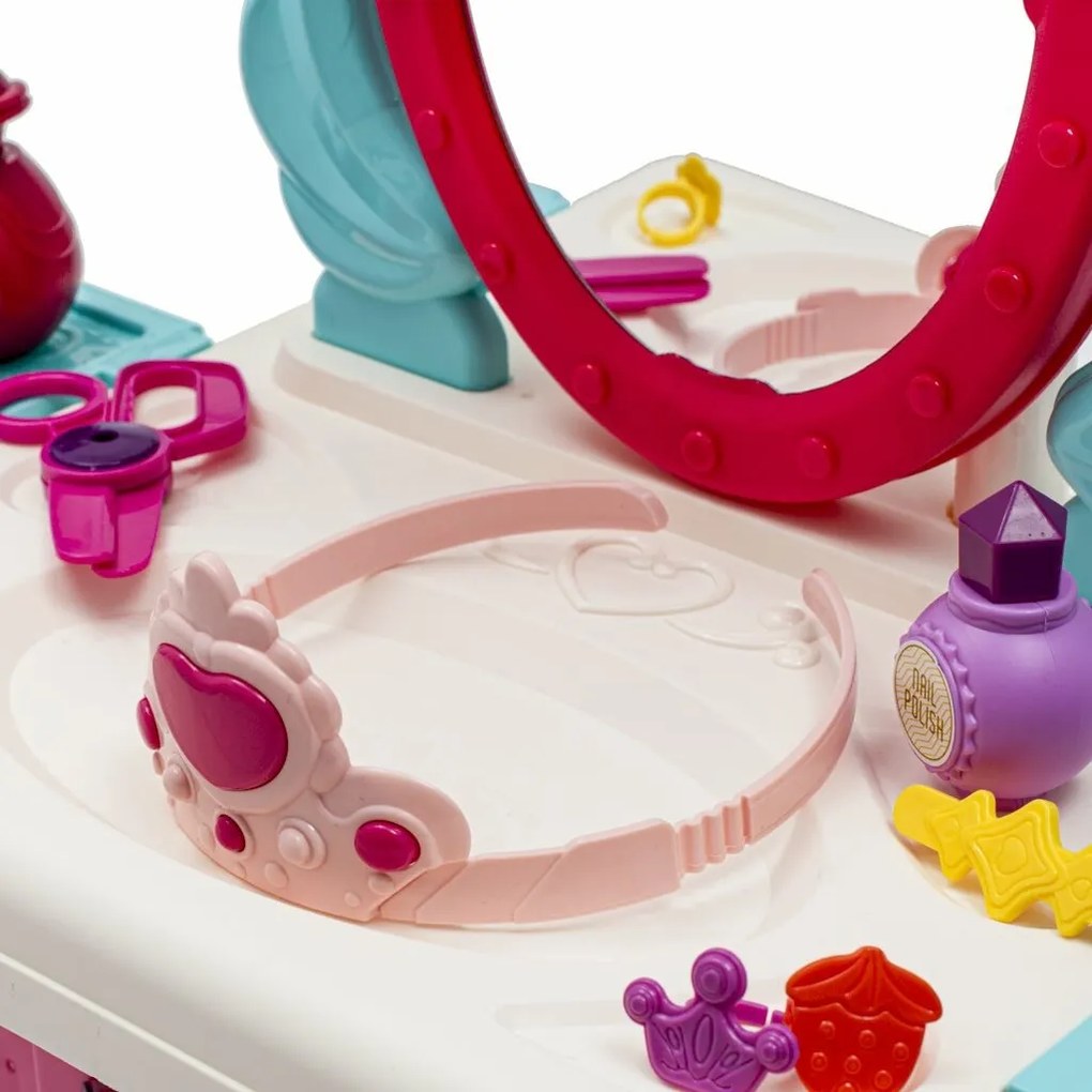 Baby Mix Detský kozmetický kufrík 3v1, 73,5 x 60 cm