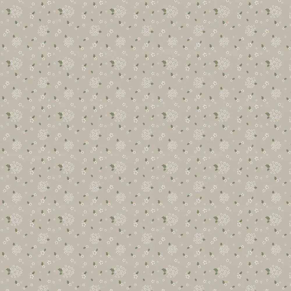 Tapeta biela kytica 280x50 cm