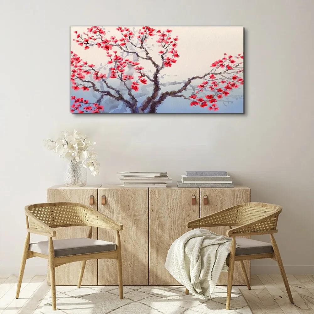 Obraz na plátne Konáre stromov kvety