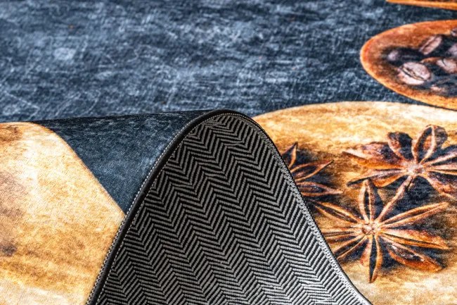 Protišmykový koberec / behúň ANDRE 2811 sivý / béžový