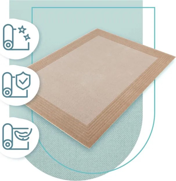 Koberec Agnella Darei tmavobéžový