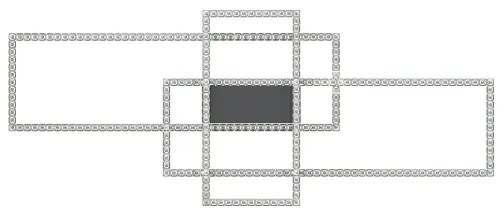 Zuma Line MX7907-3B-3BT- LED Stropné svietidlo ERVI LED/52W/230V 2700-6000K čierna