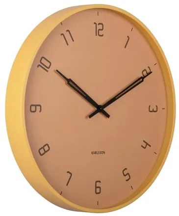 Karlsson 5950YE dizajnové nástenné hodiny 40 cm