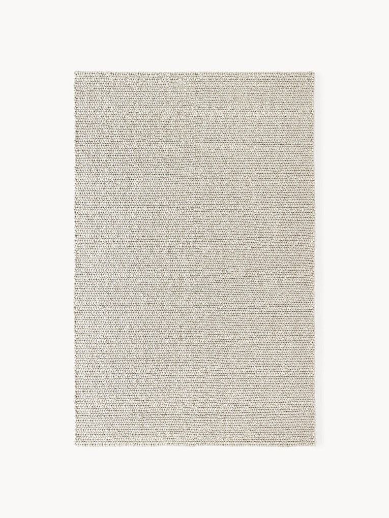 Hrubý pletený vlnený koberec Bruna