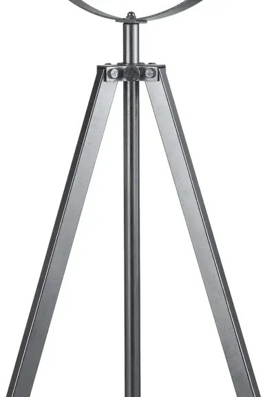 Retro stojaca lampa Toma čierne