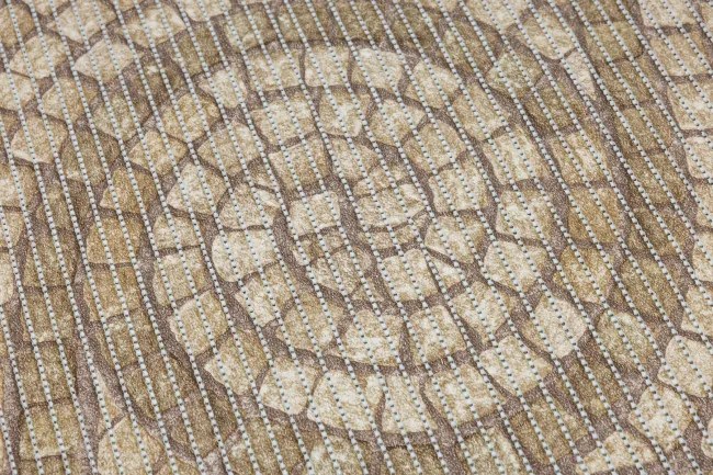 Kúpelňová penová rohož 222B Mozaika hnedá