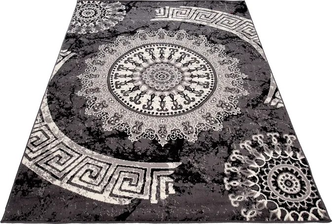TA Koberec K870A DARK GRAY CHEAP PP CRM Sivý (tmavý) Obdĺžnikový Rozmer: 60x100 cm
