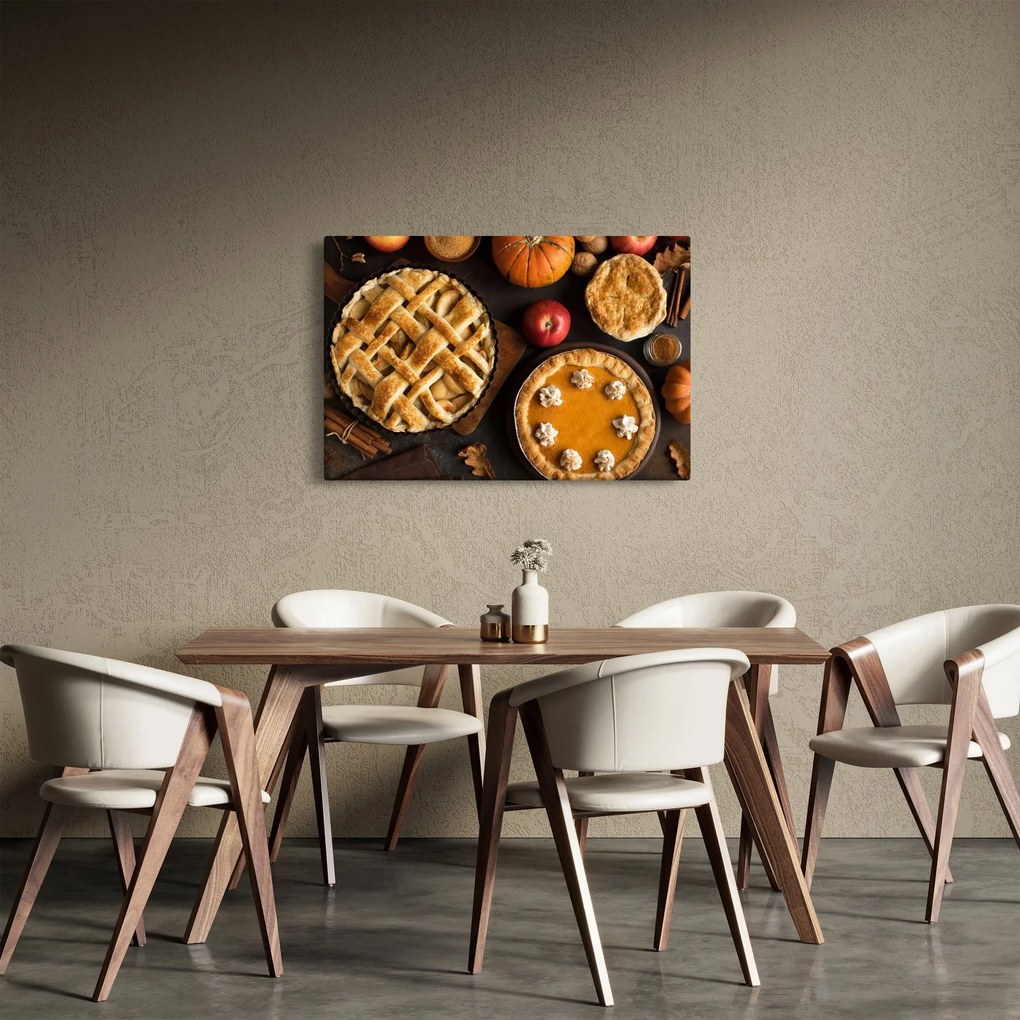 Obraz - Tekvicový koláč (90x60 cm)