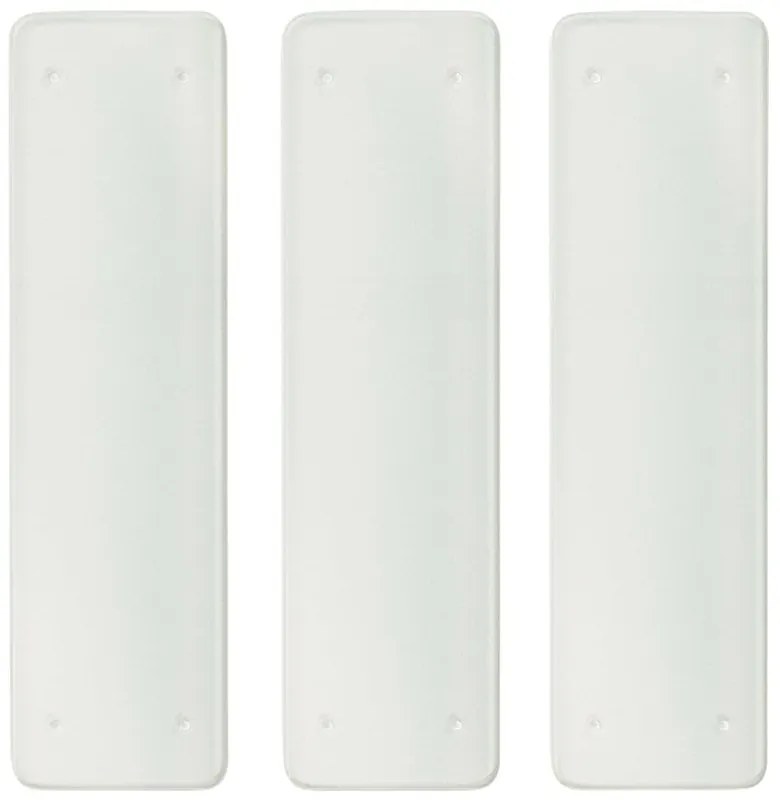 Sklenený komponent - polica 3 ks 110x1 cm Sitra – Kave Home