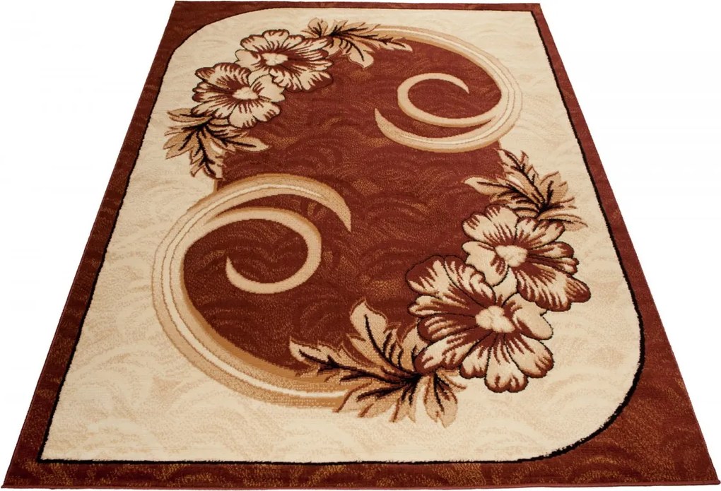 TA Koberec A166A HNEDÝ ATLAS PP Rozmer: 150x300 cm