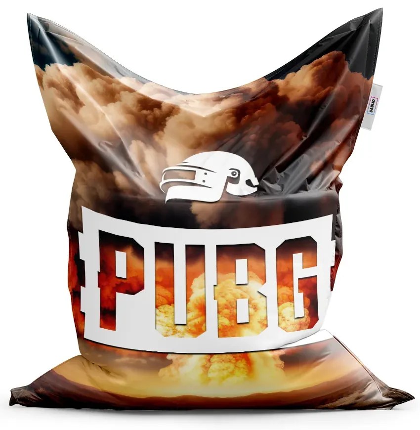 Sablio Sedací vak Classic PUBG Explózia 2 - 200x140 cm