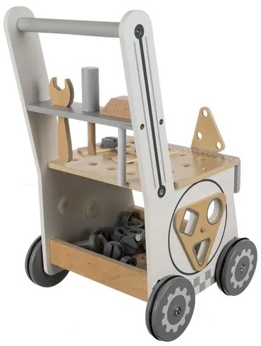 Drevená dielňa pre deti s náradím - vzdelávacia hračka 3v1