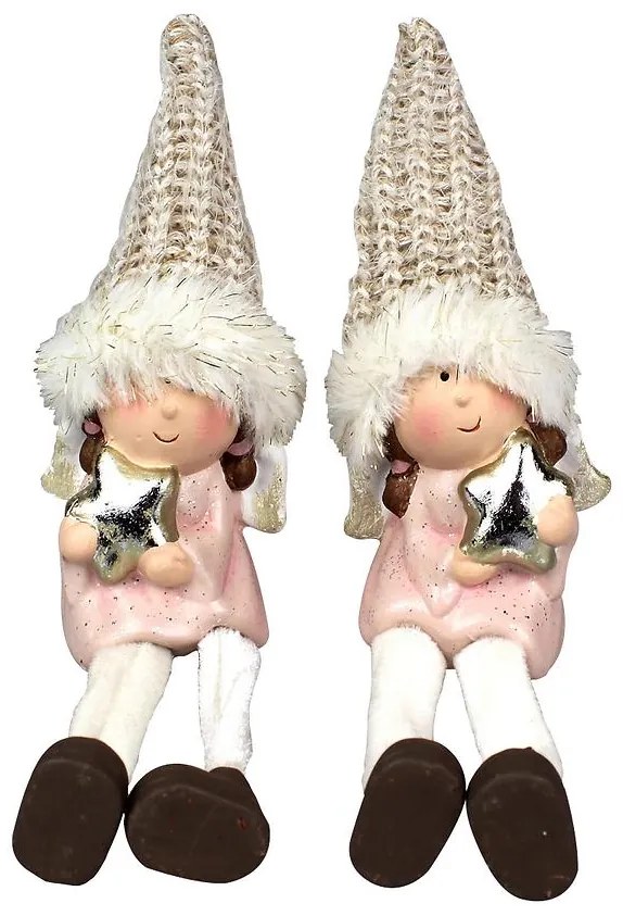 Anjel s visiacimi nohami 25 cm (rôzne vzory)