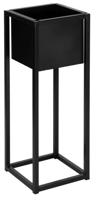 Stojan na kvety CONCOVE čierny 60 cm