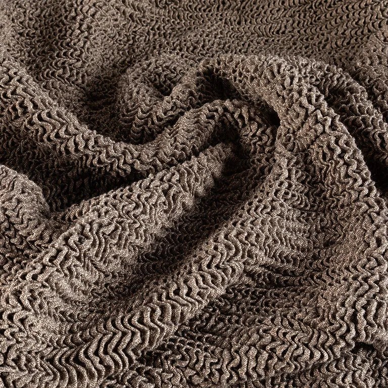 Bielastické poťahy COSTINA oriešková kreslo (š. 60 - 110 cm)