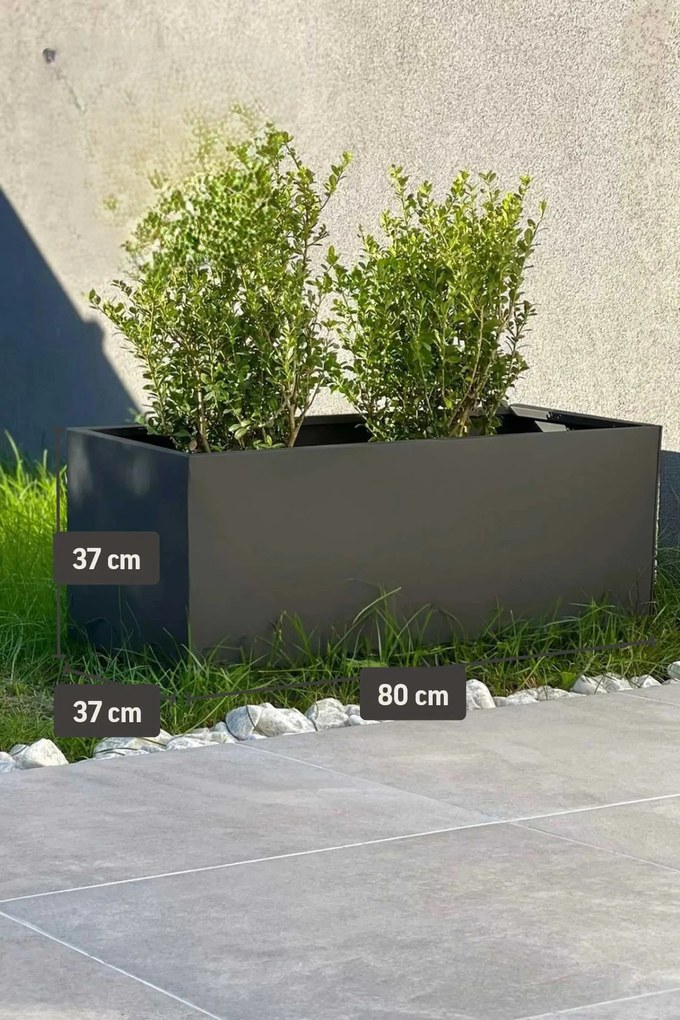 Hrantík MAXI, pozink, šírka 80 cm, antracit