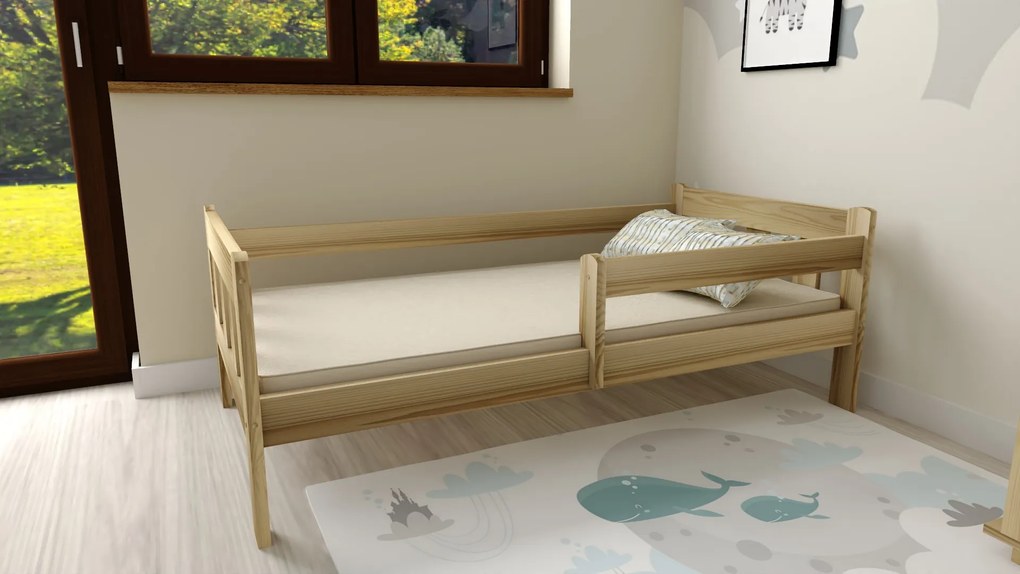 Detská posteľ NESTY 90 x 200 cm, borovica Rošt: Bez roštu, Matrac: Matrac Coco Maxi 20 cm