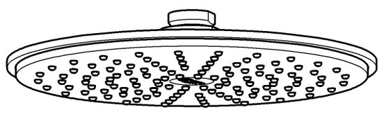 GROHE 28368000 - Sprchová hlavica RAINSHOWER COSMOPOLITAN Ø 210 mm lesklý chróm
