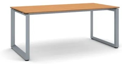 Kancelársky stôl PRIMO INSPIRE, sivostrieborná podnož, 1800 x 900 mm, čerešňa