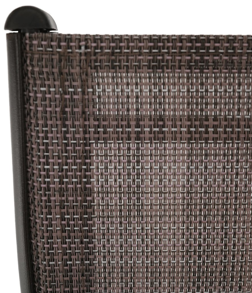 AKCIA Hnedá stohovateľná stolička ALDERA II. akosť