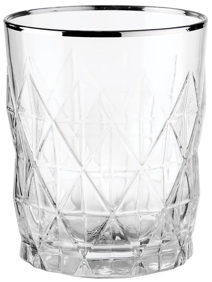 UPSCALE Pohár na vodu 345 ml - strieborná