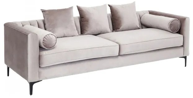 Pohovka Variete 3 miestna šedá 68 × 221 × 87 cm