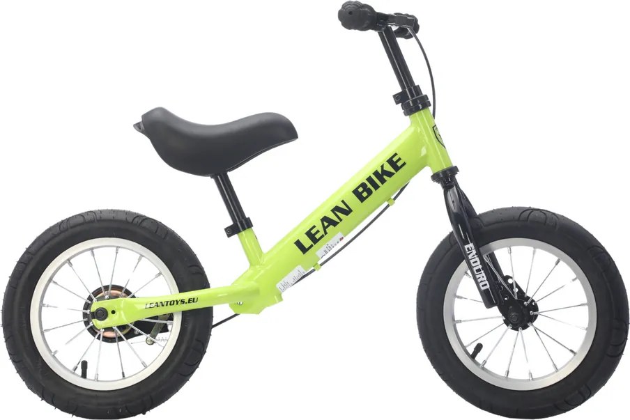 LEAN Trike Odrážadlo ENDURO balančný bicykel neónovo zelené